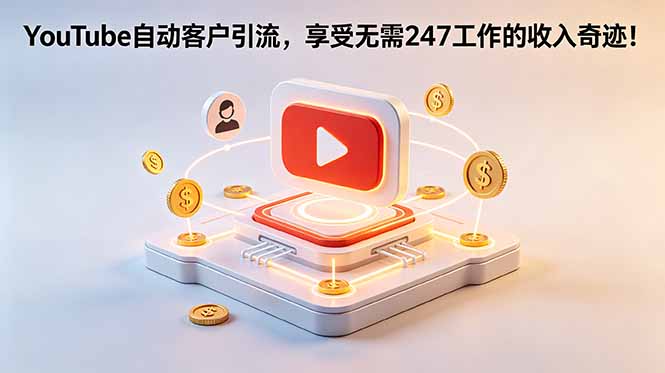 YouTube 自动客户引流，享受无需 247 工作的收入奇迹！【原创双语字幕】-孔明聊项目
