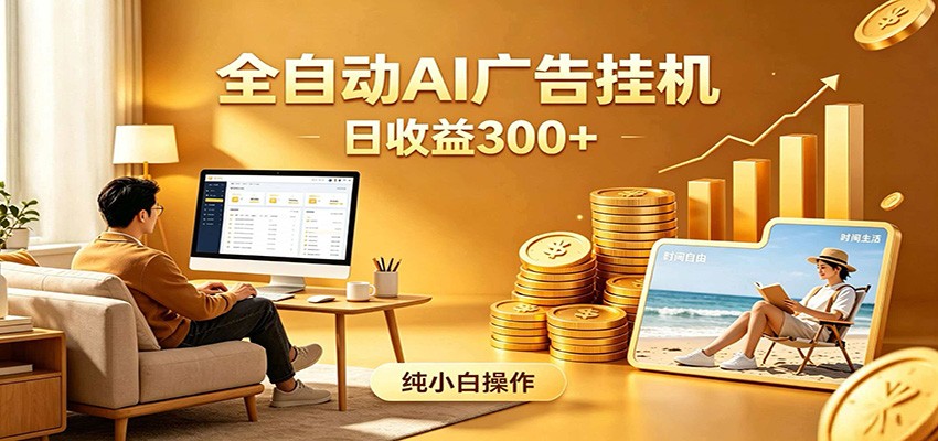 AI风口项目，全程解放双手，后台自动运行赚取收益，每天稳定收益300+-孔明聊项目
