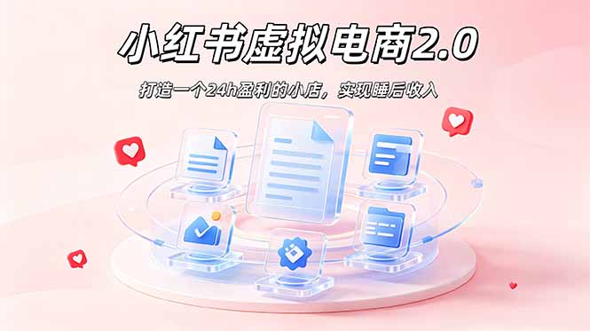 2026 年最强风口掘金项目：AI小红书虚拟电商，布局搜索流量，每日躺赚500+-孔明聊项目