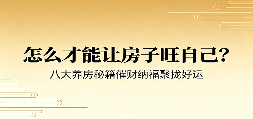 付费文章《怎么才能让房子旺自己？》八大养房秘籍催财纳福聚拢好运-孔明聊项目