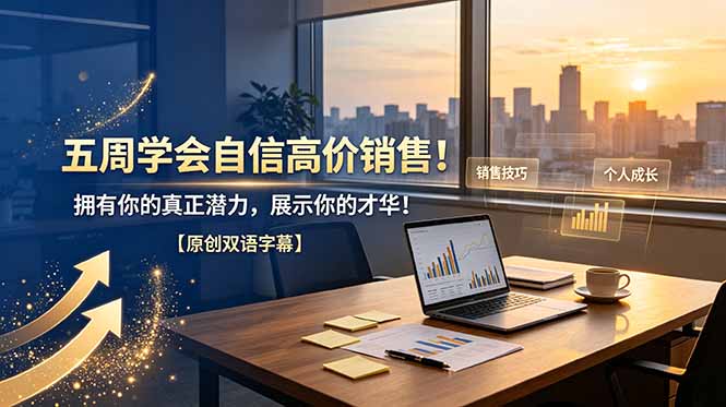 五周学会自信高价销售！拥有你的真正潜力，展示你的才华！【原创双语字幕】-孔明聊项目