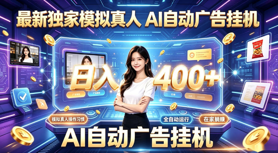最新独家模拟真人，AI自动挂号挂G，日入400+，全程全自动运行，无需人工【揭秘】-孔明聊项目