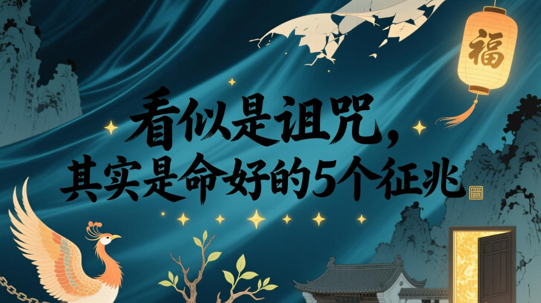 付费文章：看似是诅咒，其实是命好的5个征兆-孔明聊项目