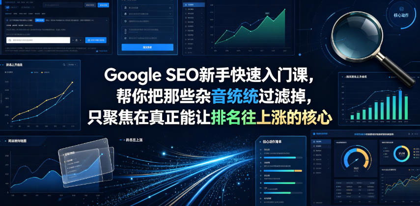 Google SEO新手快速入门课，帮你把那些杂音统统过滤掉，只聚焦在真正能让排名往上涨的核心动作【原创双语字幕】-孔明聊项目