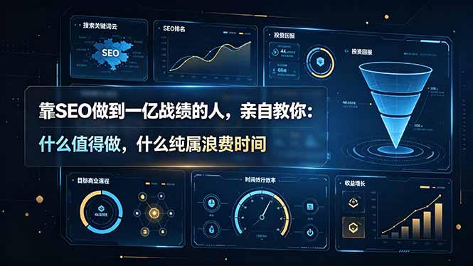 靠SEO做到一亿战绩的人，亲自教你：什么值得做，什么纯属浪费时间【原创双语字幕】-孔明聊项目