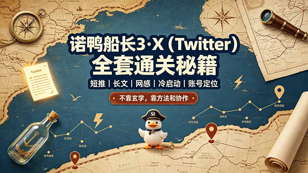 诺鸭船长3·X(Twitter-孔明聊项目