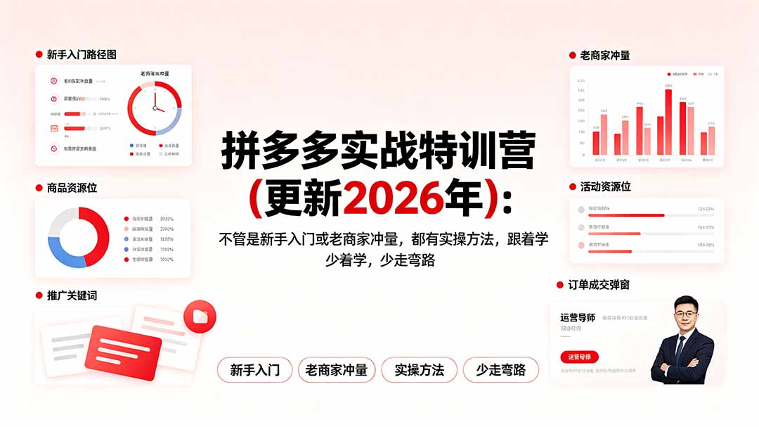 拼多多实战特训营(更新2026年-孔明聊项目