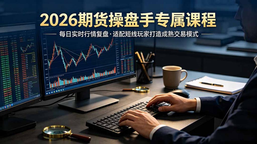 2026期货操盘手专属课程-更新7月11,每日实时行情复盘,适配短线玩家打造成熟交易模式-孔明聊项目