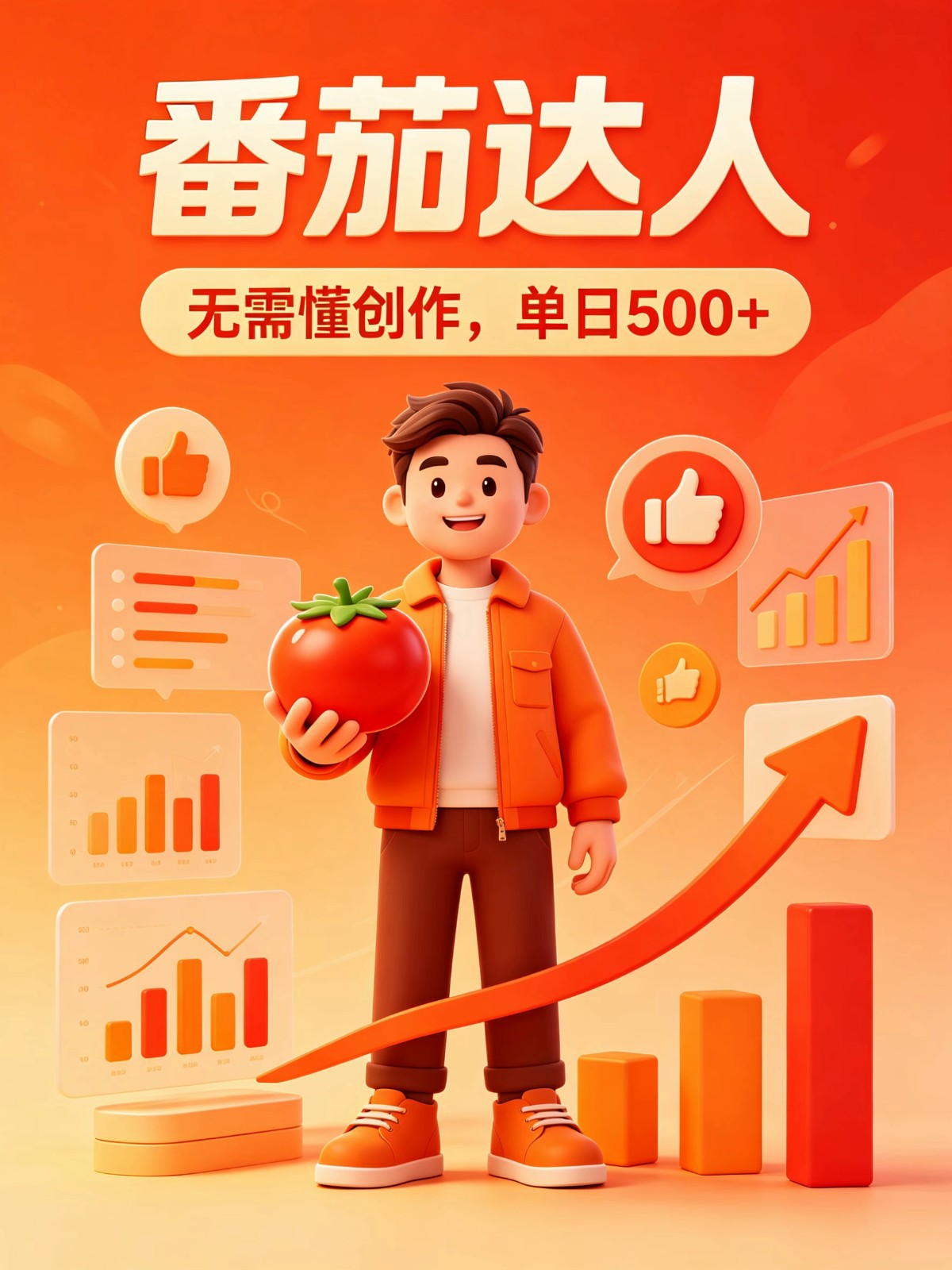 番茄小说达人全自动变现，普通人轻松日入500+-孔明聊项目