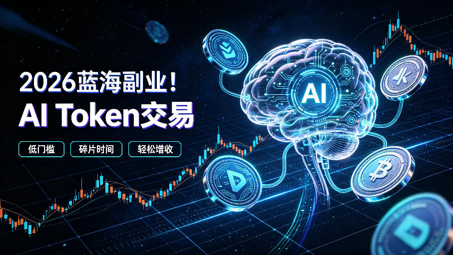 2026全新风口副业｜AI智能Token交易，空闲时间轻松 賺 收益，无需全天盯盘【揭秘】-孔明聊项目