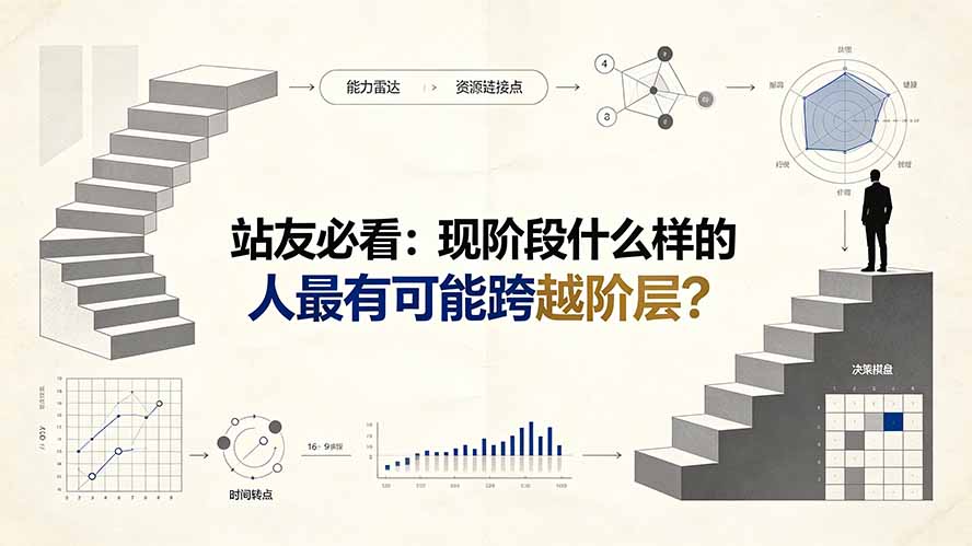 付费文章：站友必看：现阶段什么样的人最有可能跨越阶层?-孔明聊项目