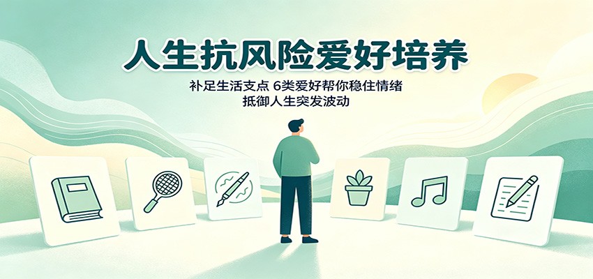 人生抗风险爱好培养：补足生活支点，6类爱好帮你稳住情绪，抵御人生突发波动-孔明聊项目