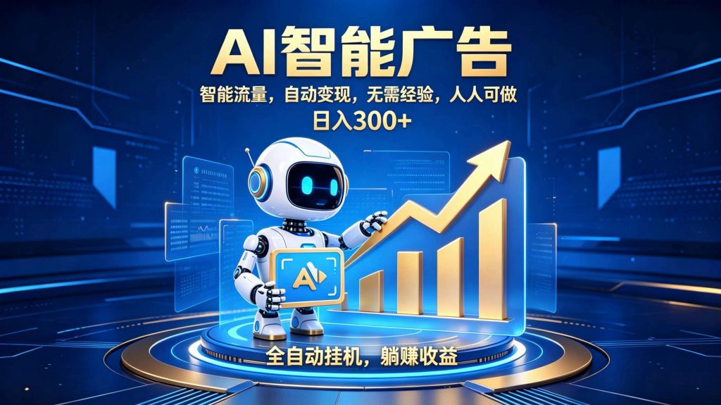 轻资产新赛道，全自动AI广告，打造持续收益-孔明聊项目