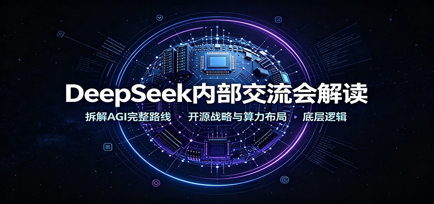 DeepSeek内部交流会解读：拆解AGI完整路线，开源战略与算力布局底层逻辑-孔明聊项目