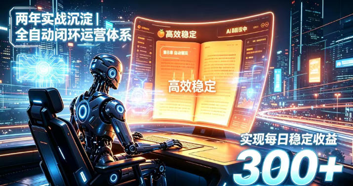 两年实战沉淀｜全自动闭环运营体系，实现每日稳定收益300+【揭秘】-孔明聊项目
