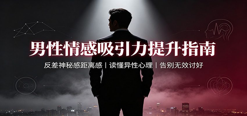 男性情感吸引力提升指南：反差神秘感距离感，读懂异性心理，告别无效讨好-孔明聊项目