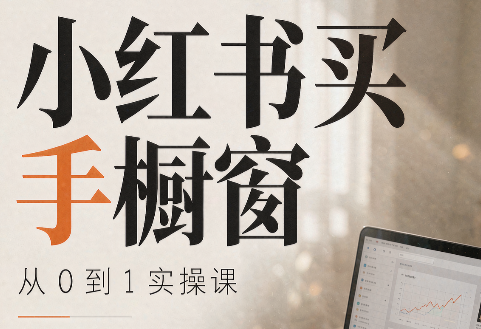 大糖老师·小红书买手橱窗从0到1实操课-孔明聊项目