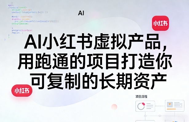 AI小红书虚拟产品，用跑通的项目打造你可复制的长期资产(更新0902)-孔明聊项目