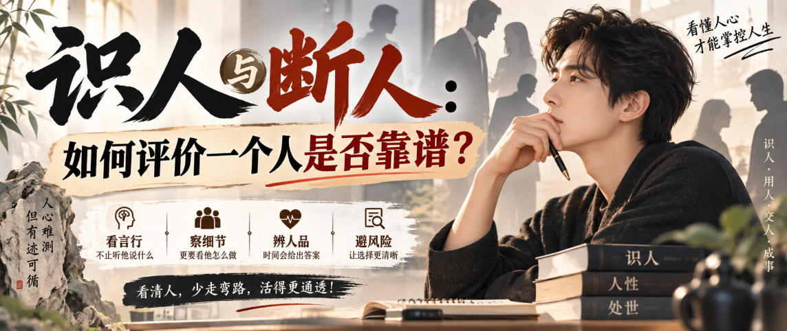 付费文章：识人与断人：如何评价一个人是否靠谱？-孔明聊项目