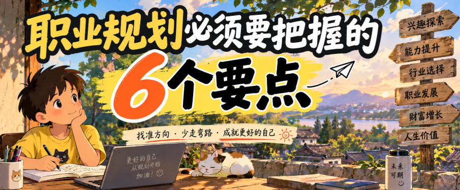 付费文章：职业规划必须要把握的6个要点-孔明聊项目