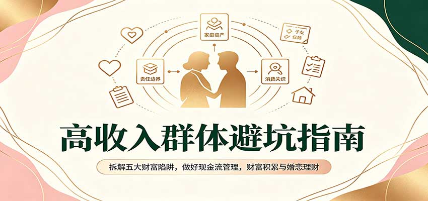 高收入群体避坑指南：拆解五大财富陷阱，做好现金流管理，财富积累与婚恋理财-孔明聊项目