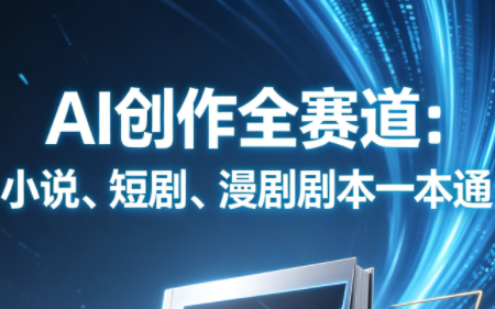 AI创作全赛道：小说、短剧、漫剧剧本一本通(更新9月)-孔明聊项目