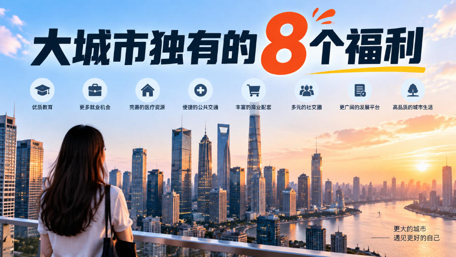某公众号付费文章：大城市独有的8个福利-孔明聊项目