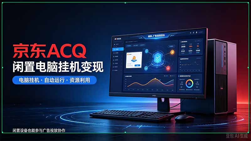 京东ACQ是什么？闲置电脑挂机采集项目拆解-孔明聊项目