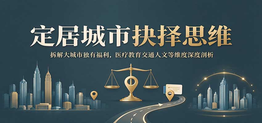 定居城市抉择思维：拆解大城市独有福利，医疗教育交通人文等维度深度剖析-孔明聊项目