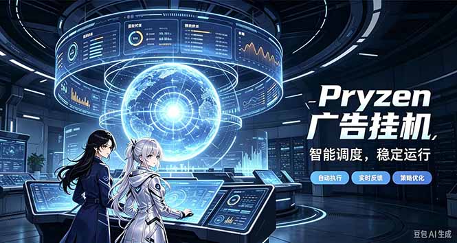 Pryzen广告全自动挂机给自己一个交代，门槛低，零基础小白也可以快速上手-孔明聊项目