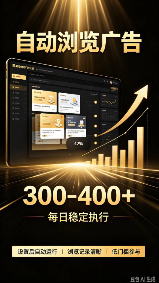 自动浏览广告计划，0门槛副业，日入300-400，躺賺稳定风口项目，无需人工操作，解放双手【揭秘】-孔明聊项目