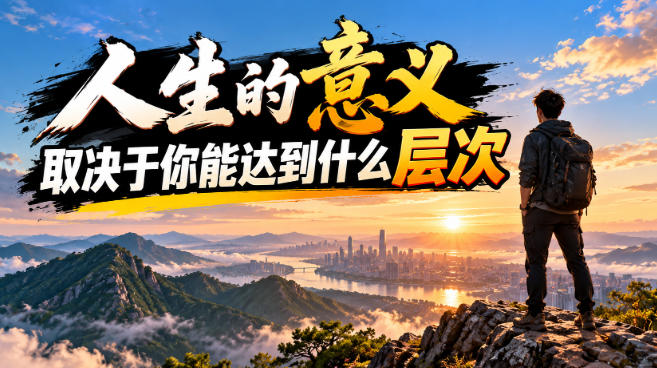 某公众号付费文章：人生的意义，取决于你能达到什么层次-孔明聊项目