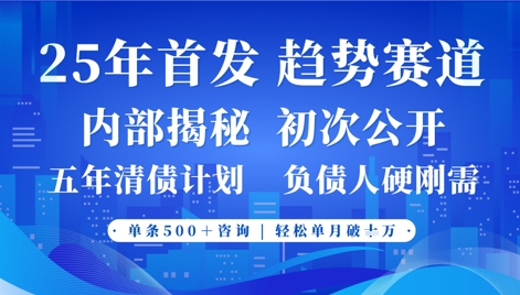 2025年首次公开，真正的事业型赛道，客咨不断，单月轻松破W-孔明聊项目