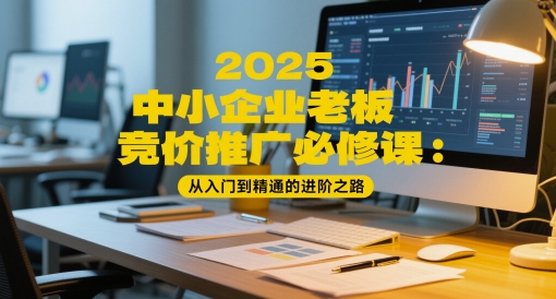 2025中小企业老板竞价推广必修课：从入门到精通的进阶之路-孔明聊项目