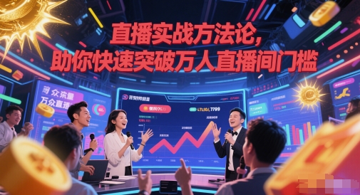 直播实战方法论，助你快速突破万人直播间门槛-孔明聊项目
