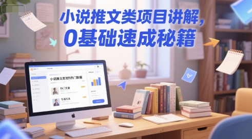 小说推文类项目讲解，0 基础速成秘籍-孔明聊项目