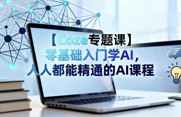 【Coze专题课】零基础入门学AI，人人都能精通的AI课程-孔明聊项目