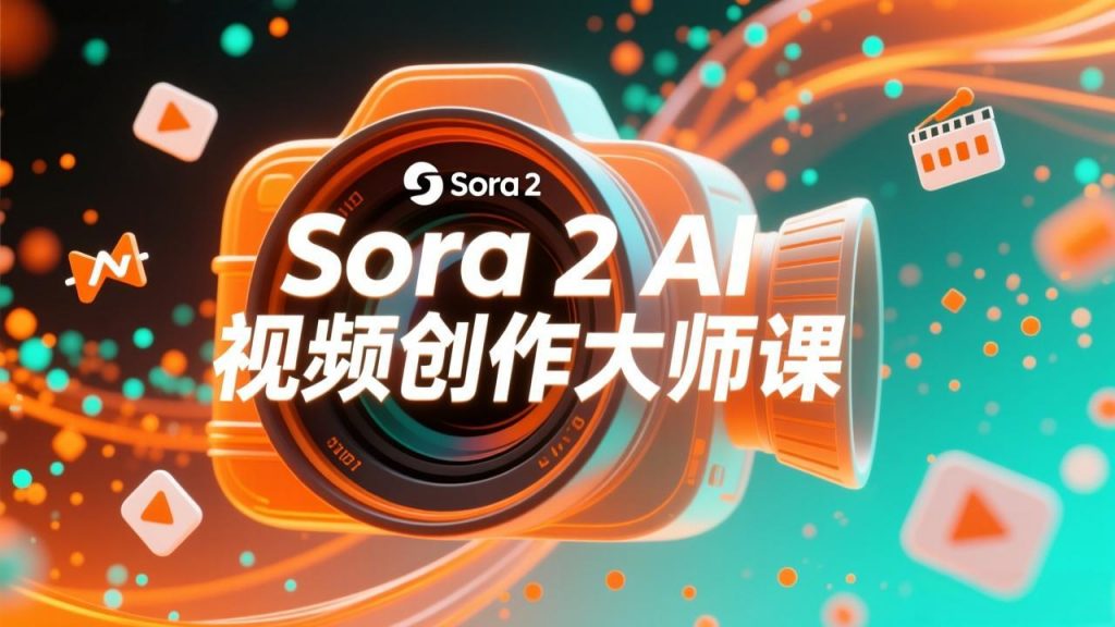 如何利用Sora 2创建流行AI人工智能视频大师班教程：掌握创作全流程，产出百万播放内容-孔明聊项目