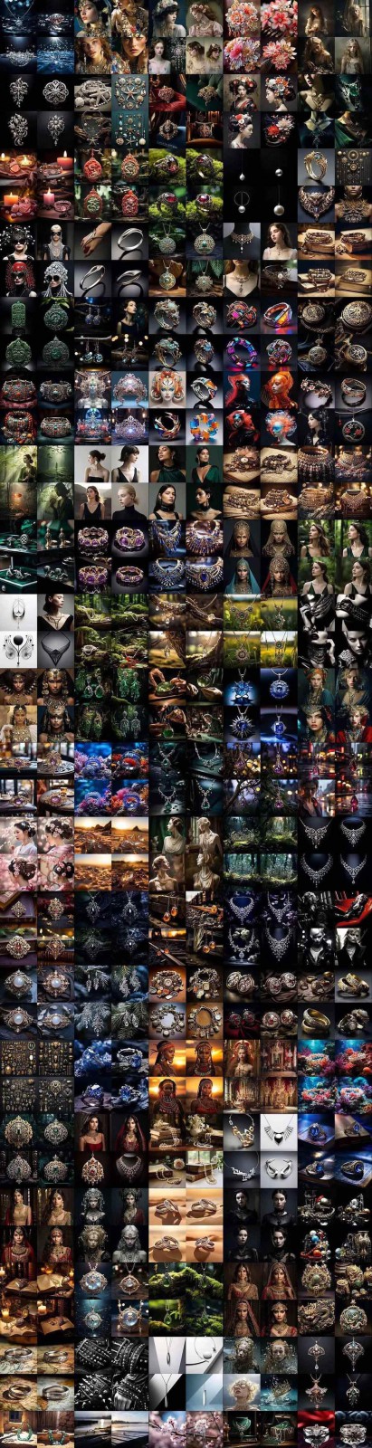 图片[9]-463个Midjourney珠宝摄影提示词：覆盖全品类珠宝，AI设计秒出专业效果-孔明聊项目