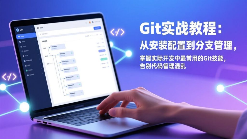 Git实战教程:从安装配置到分支管理,掌握实际开发中最常用的Git技能,告别代码管理混乱-孔明聊项目